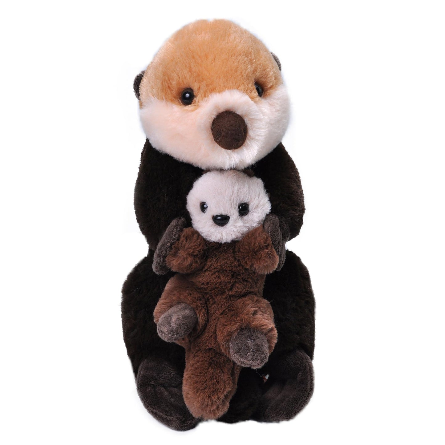 Wild Republic mom and baby seahorse, soft cuddly toy, 30 cm