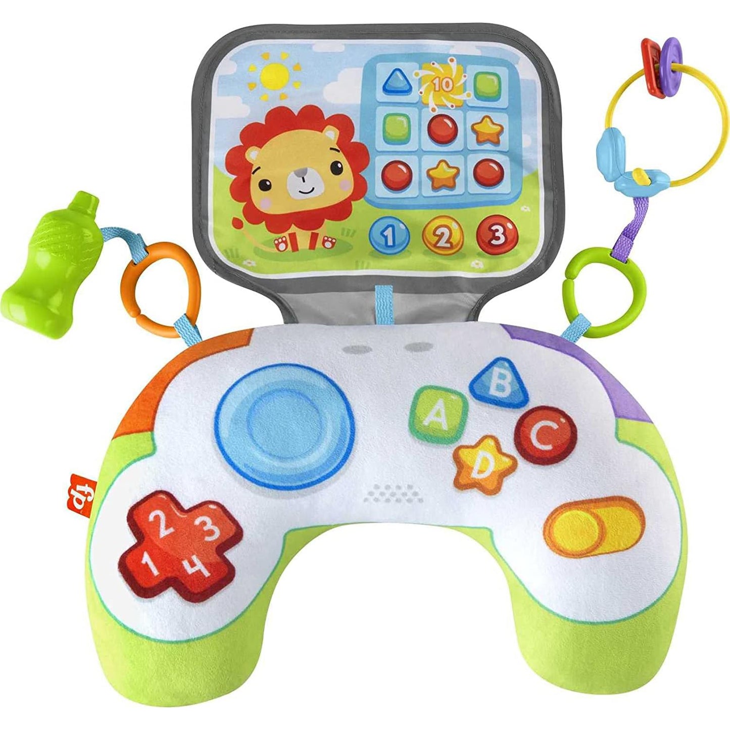 Fisher-Price Littlest Gamer kõhutugi mänguasjadega vastsündinule