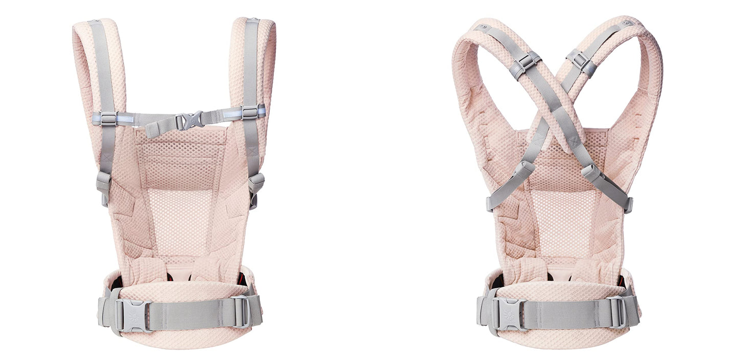 Ergobaby Adapt beebikandekott SoftFlex Mesh, 3-asendiline, Pink Quartz