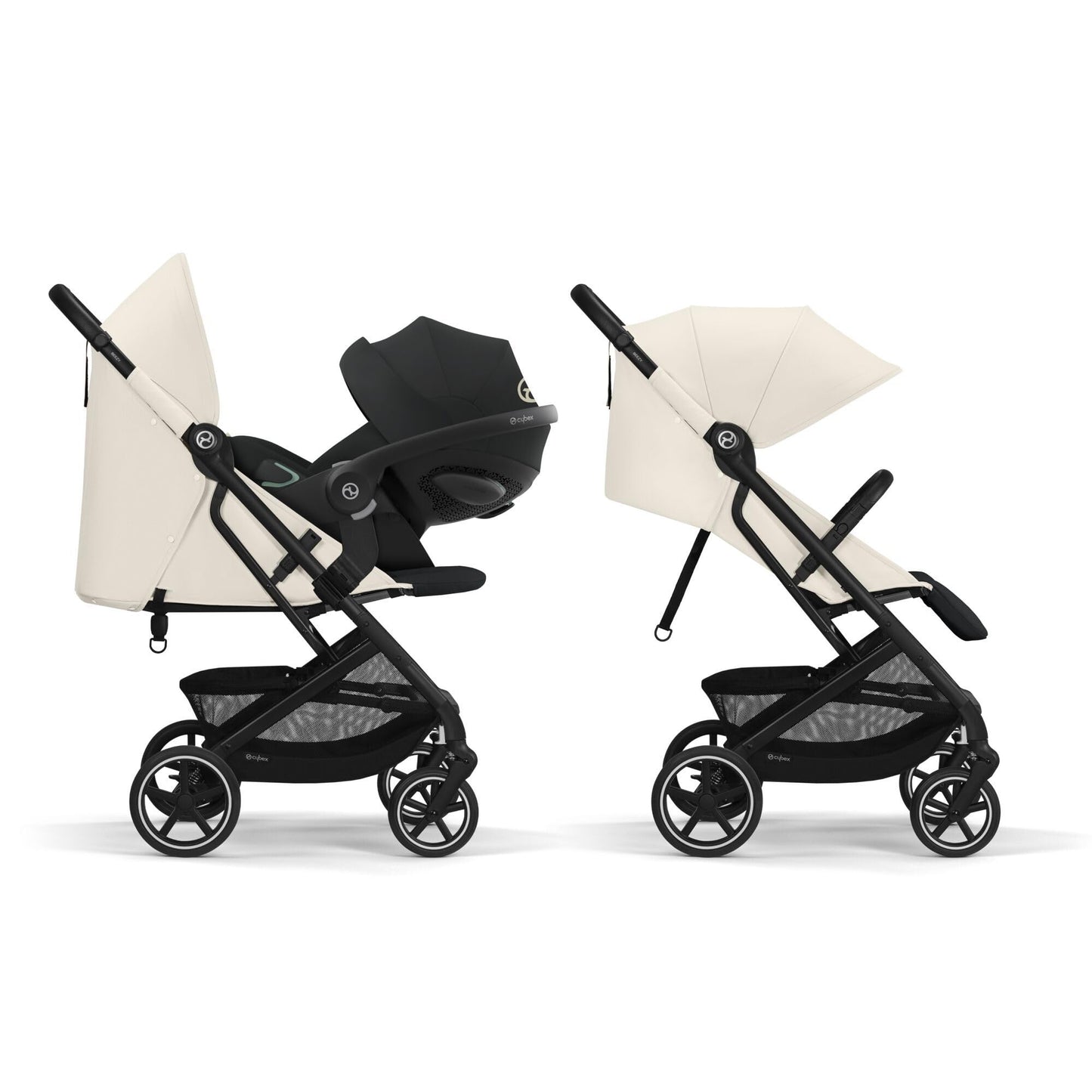 Cybex Beezy Gold jalutuskäru, sünnist kuni 22 kg, Canvas White