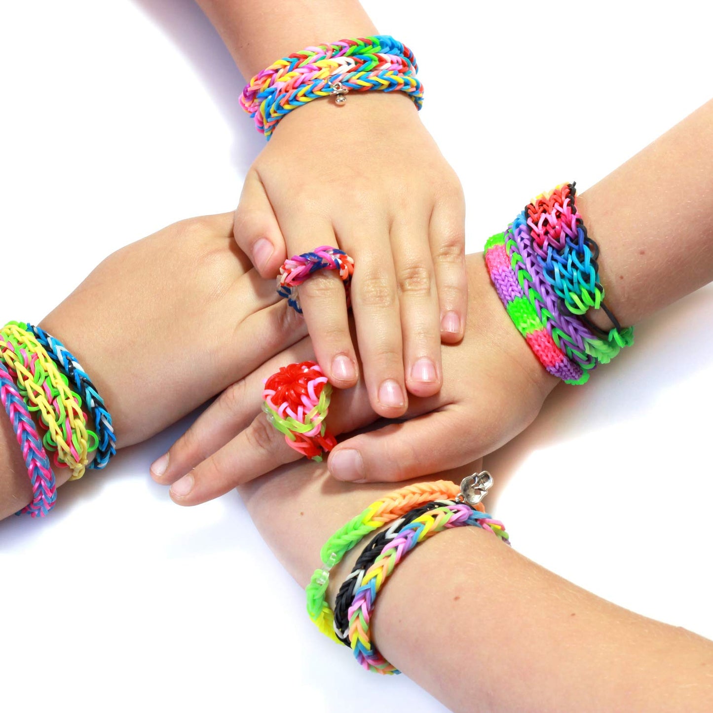 Blinky Loom® XXL creative rubber bands set, 5200 bands and 24 colors
