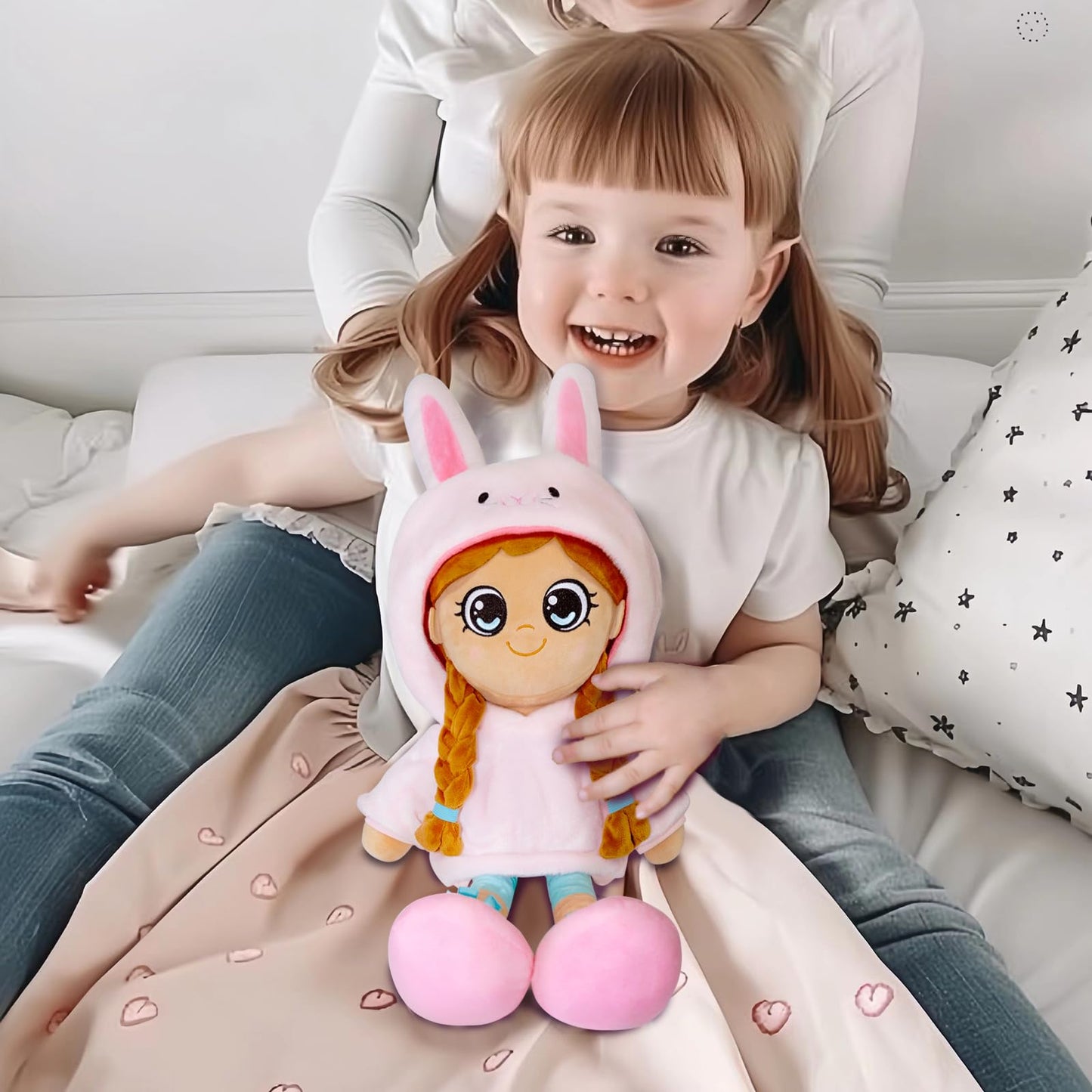 Magier's Pocket pehme jänkunukuke tüdrukutele, 43 cm