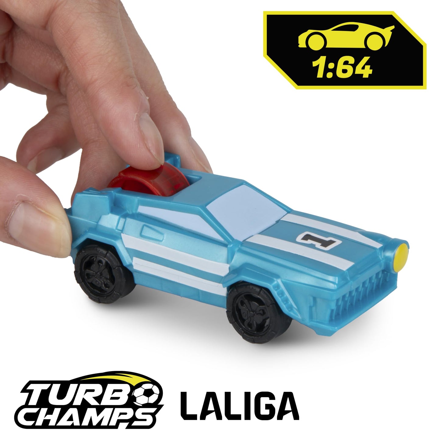 Turbo Champs LaLiga „Punane vs Sinine” võidusõidu- ja jalgpallikomplekt lastele