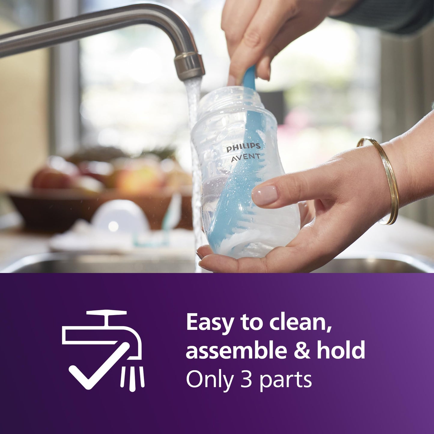 Philips Avent Natural Response lutid, 2 tk, voolukiirus 4, 3+ kuud