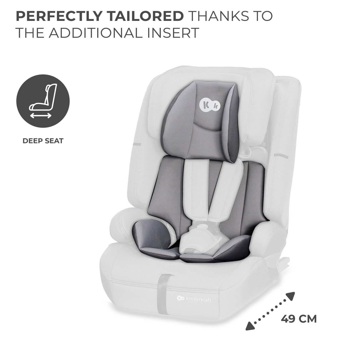 Kinderkraft Safety FIX2 i-Size turvatool 76–150 cm (9–36 kg), ISOFIX, hall