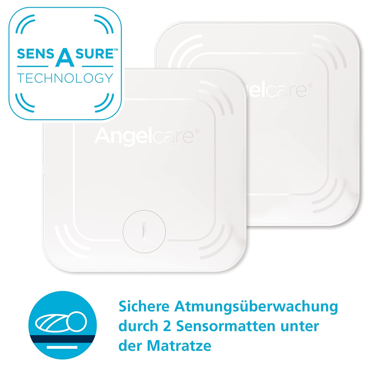 Angelcare SmartSensor Pro 2 beebimonitor – heli- ja liikumisjälgimine, temperatuurianduriga