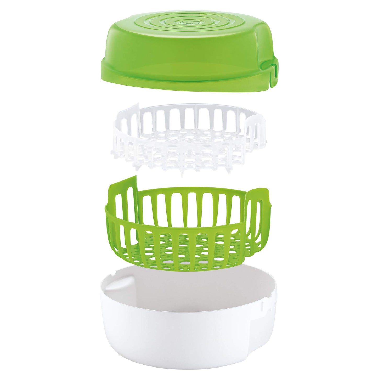 MAM mikrolaineahju sterilisaator lutipudelitele + 160ml lutipudel, luttidele ja tarvikutele, roheline