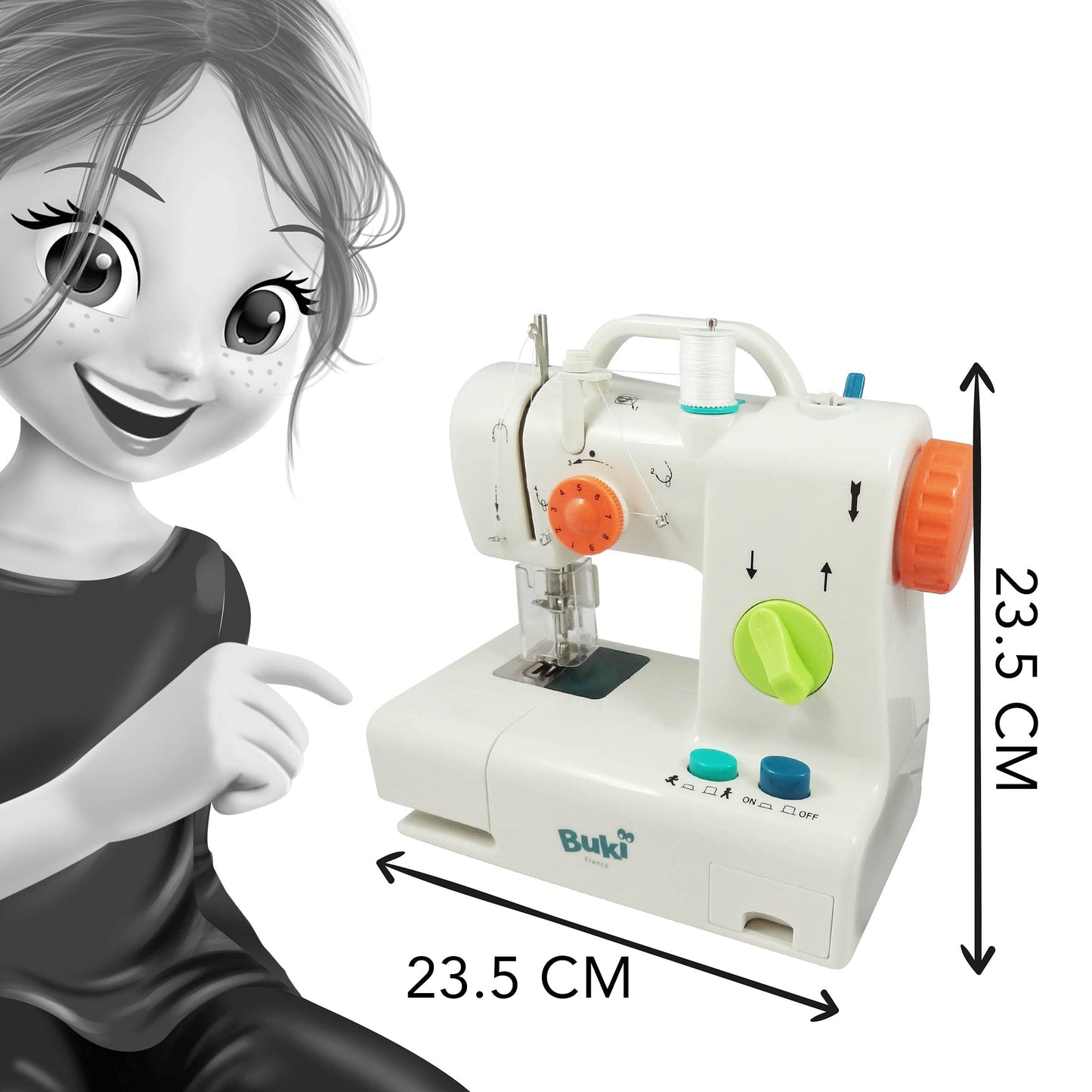 BUKI Professional Studio children's sewing machine (model 5410)