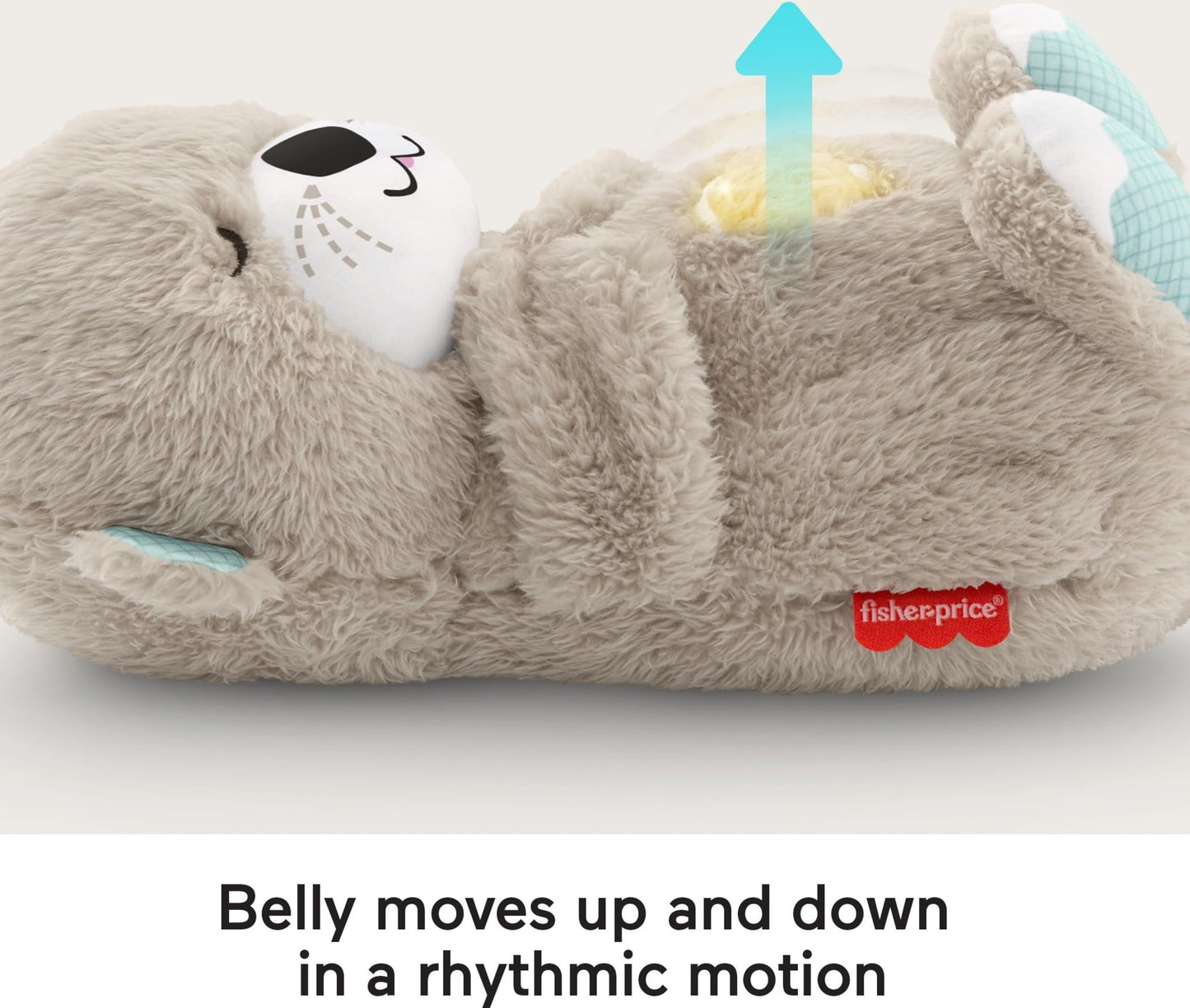 Fisher-Price kaisukas ja helimasin Soothe 'n Snuggle Otter, valguse ja hingamisliigutustega