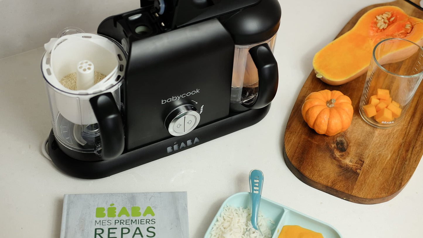 Béaba Babycook Duo 4-in-1 baby food blender-steamer, black