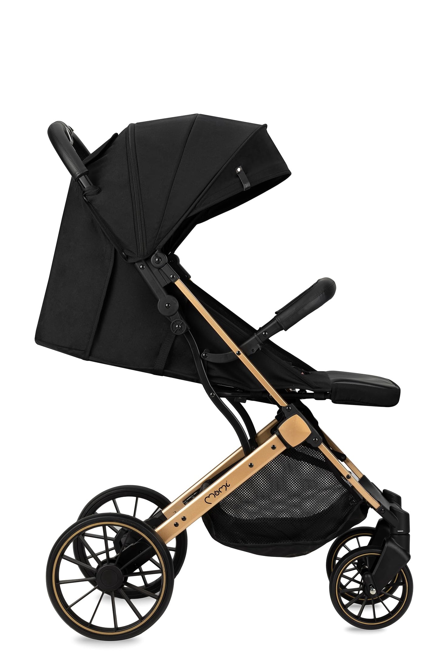 MoMi Estelle Plus Light kergkäru, must, kuni 22 kg
