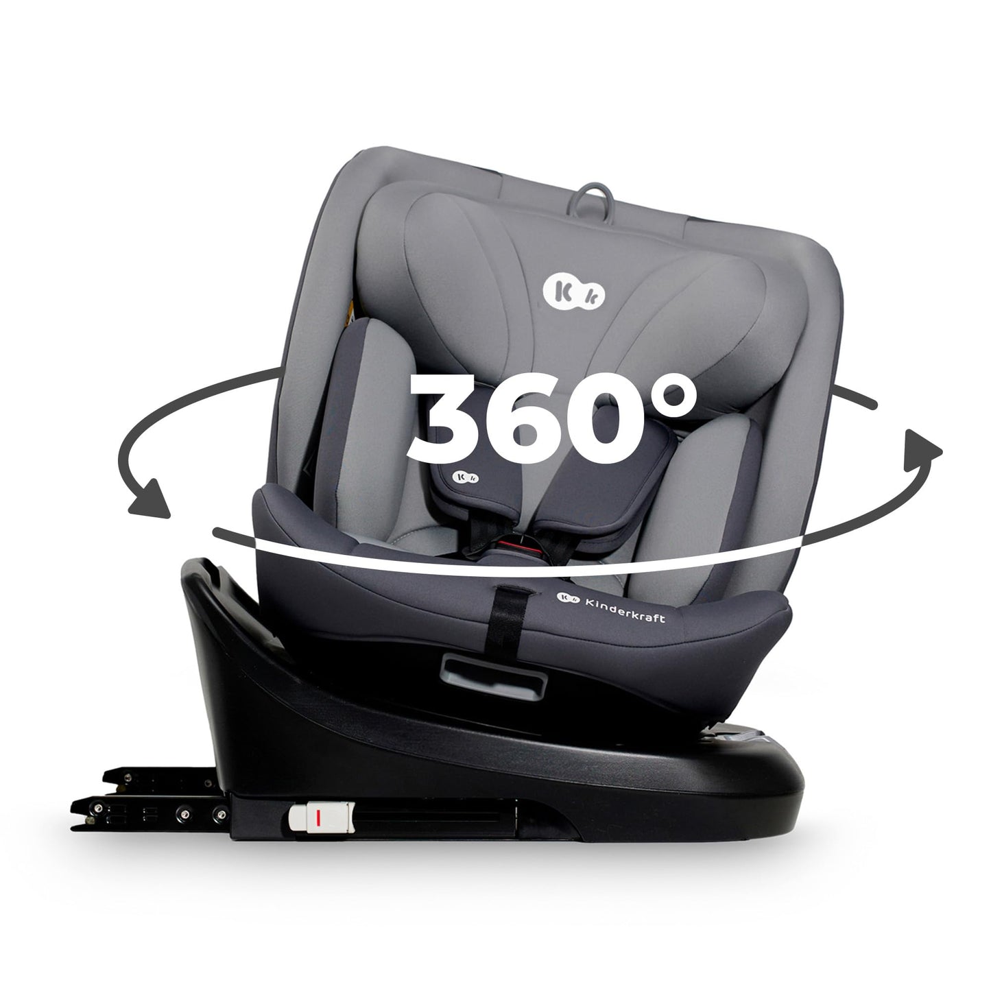 Kinderkraft I-Grow i-Size 360 pöörlev turvatool 0–12 a (40–150 cm / 0–36 kg), hall