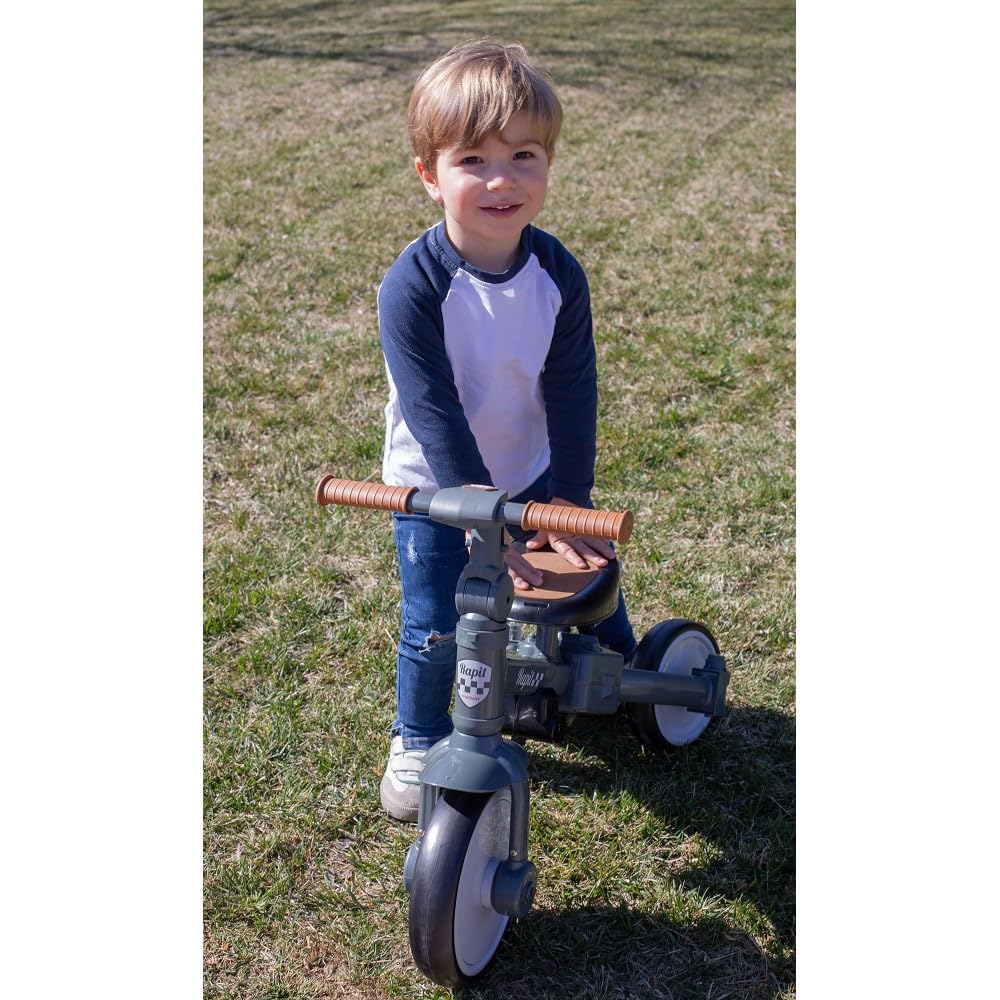 Interbaby 5-in-1 evolutionary tricycle, bluish gray