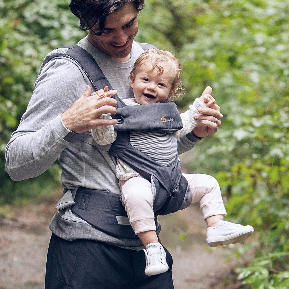 Ergobaby 360 Cool Air Mesh ergonoomiline kandekott, Carbon Grey (5,5–20 kg)