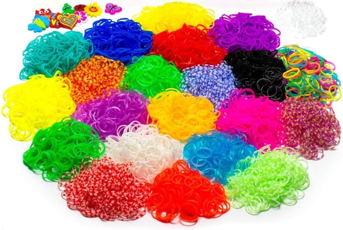 Blinky Loom® XXL creative rubber bands set, 5200 bands and 24 colors