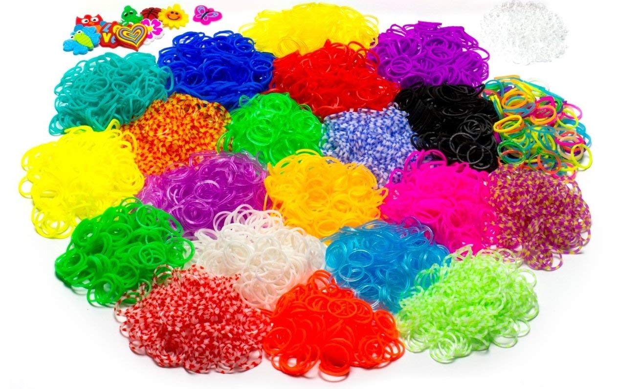 Blinky Loom® XXL creative rubber bands set, 5200 bands and 24 colors