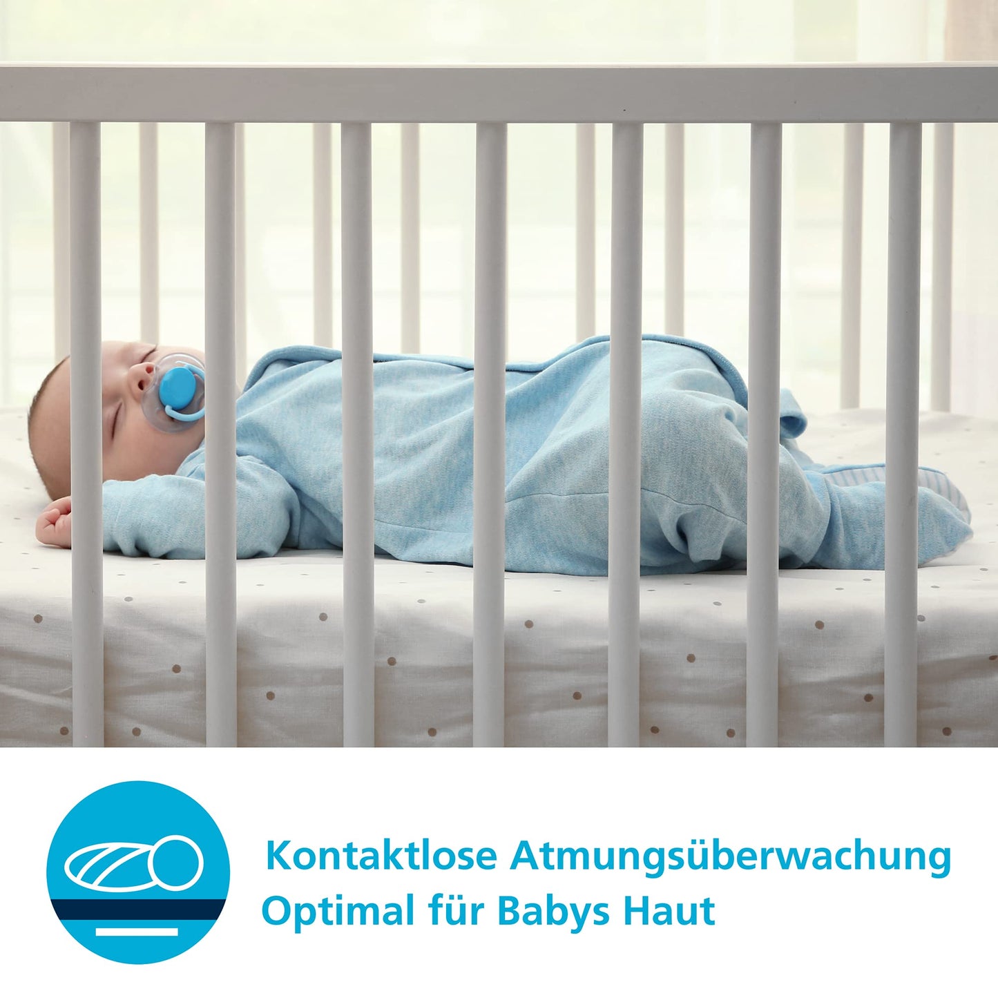 Angelcare SmartSensor Pro 2 beebimonitor – heli- ja liikumisjälgimine, temperatuurianduriga