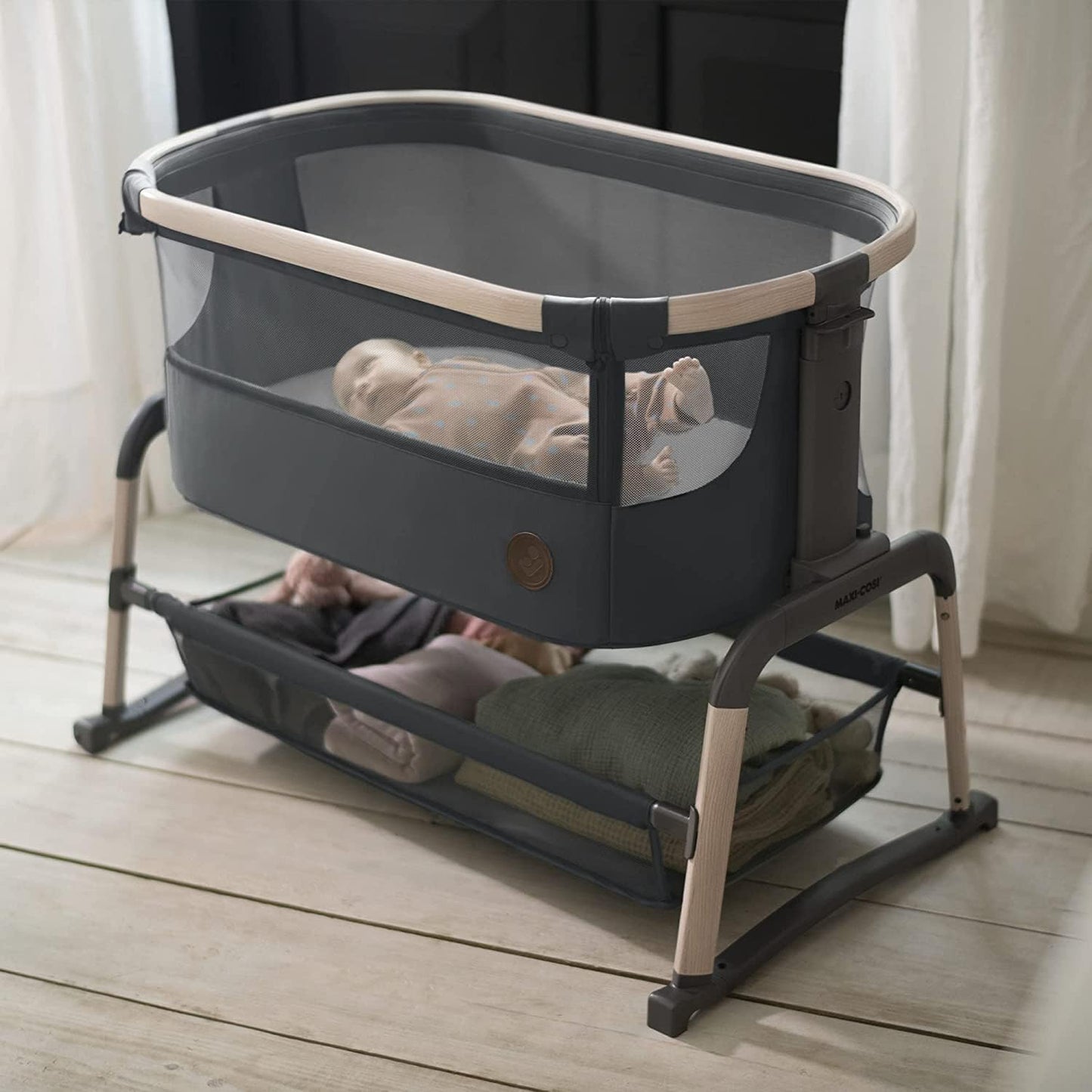 Maxi-Cosi Iora Air vooditasku beebile, Beyond Grey, sünnist kuni 6 kuud (kuni 9 kg)