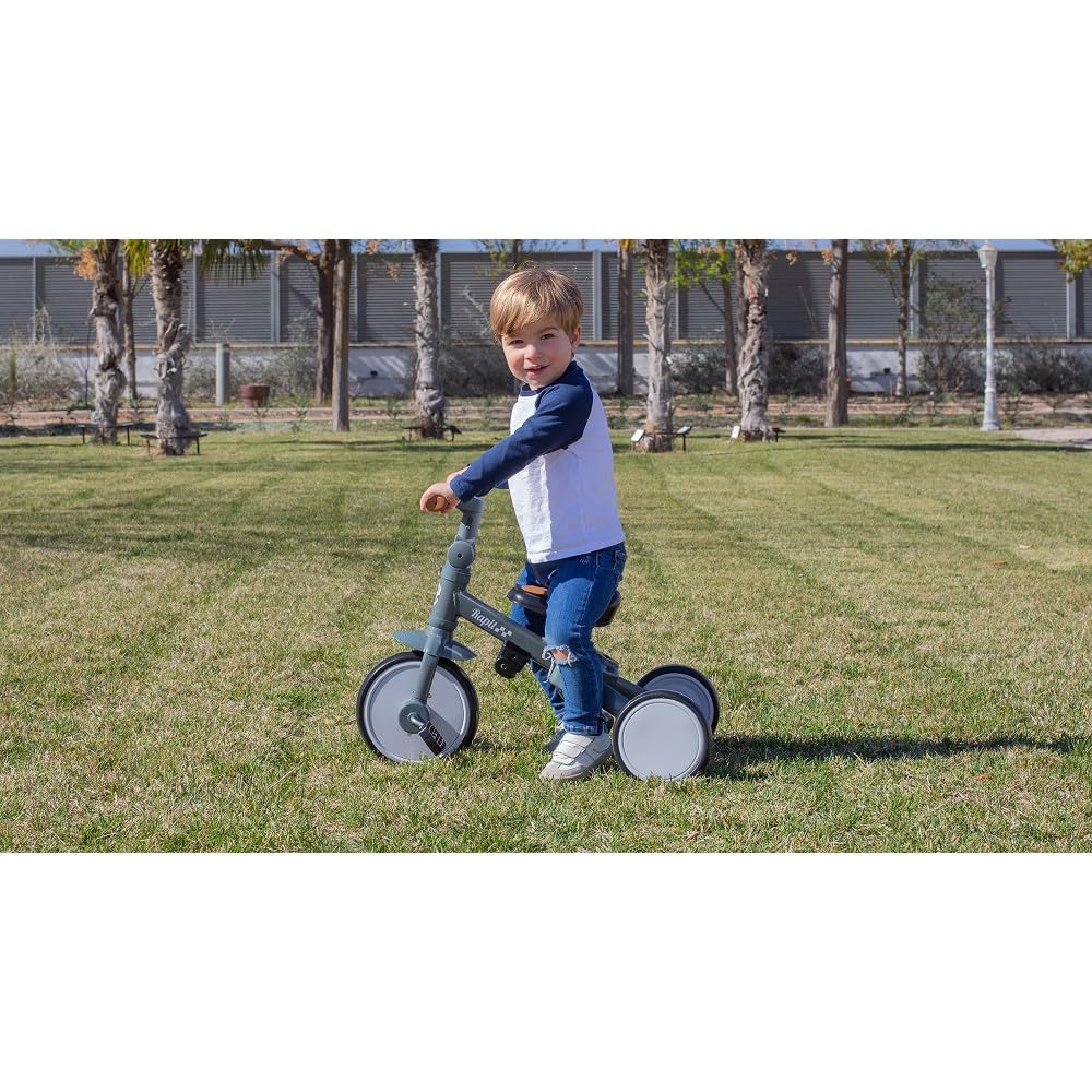 Interbaby 5-in-1 evolutionary tricycle, bluish gray
