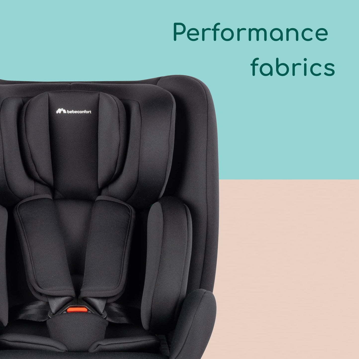 Bebeconfort EvolveFix Plus i-Size car seat, 360° rotating, 0–12 years / 40–150 cm, Black Mist
