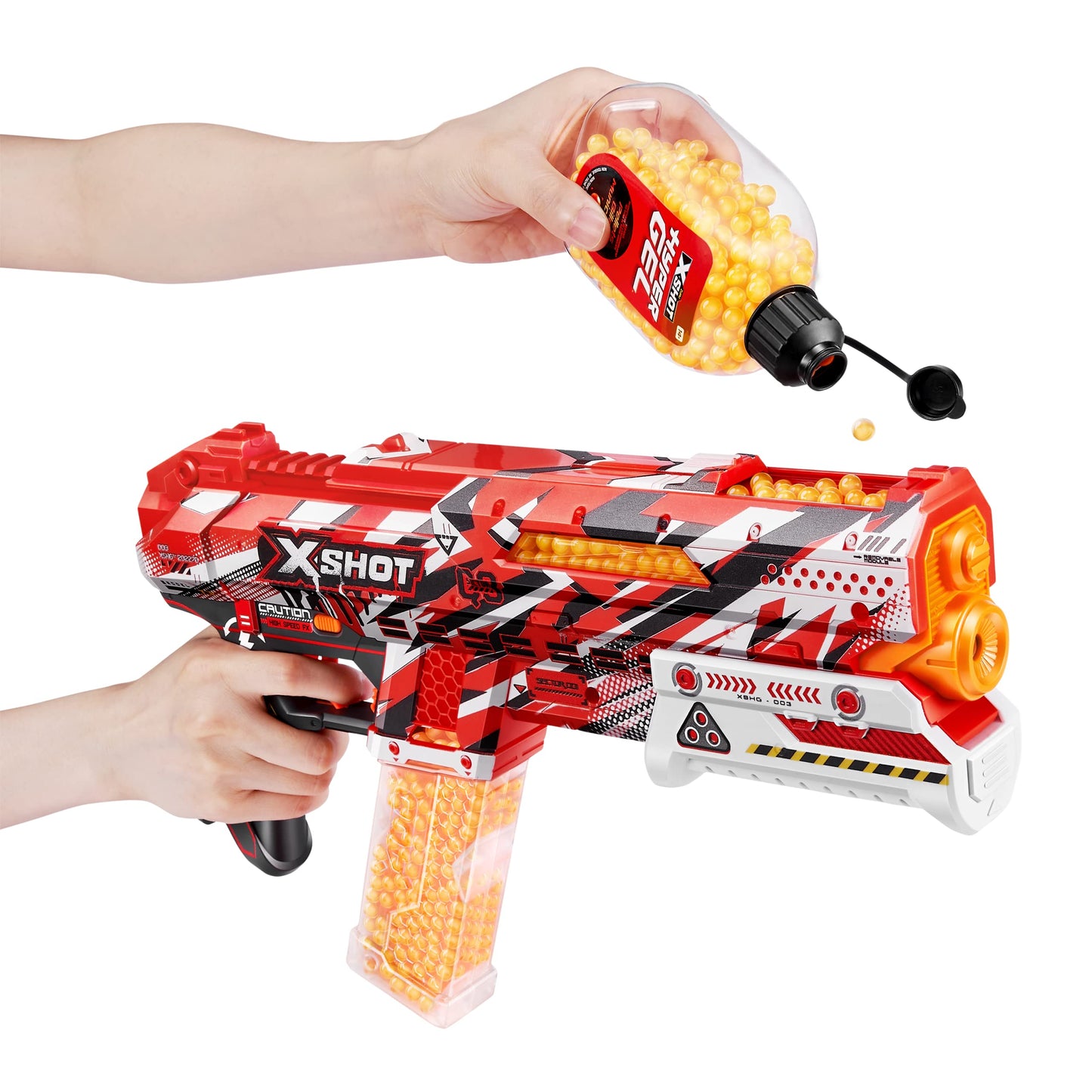 XSHOT Hyper Gel Clutch toy gun, manual, with 5000 gel balls, 14+