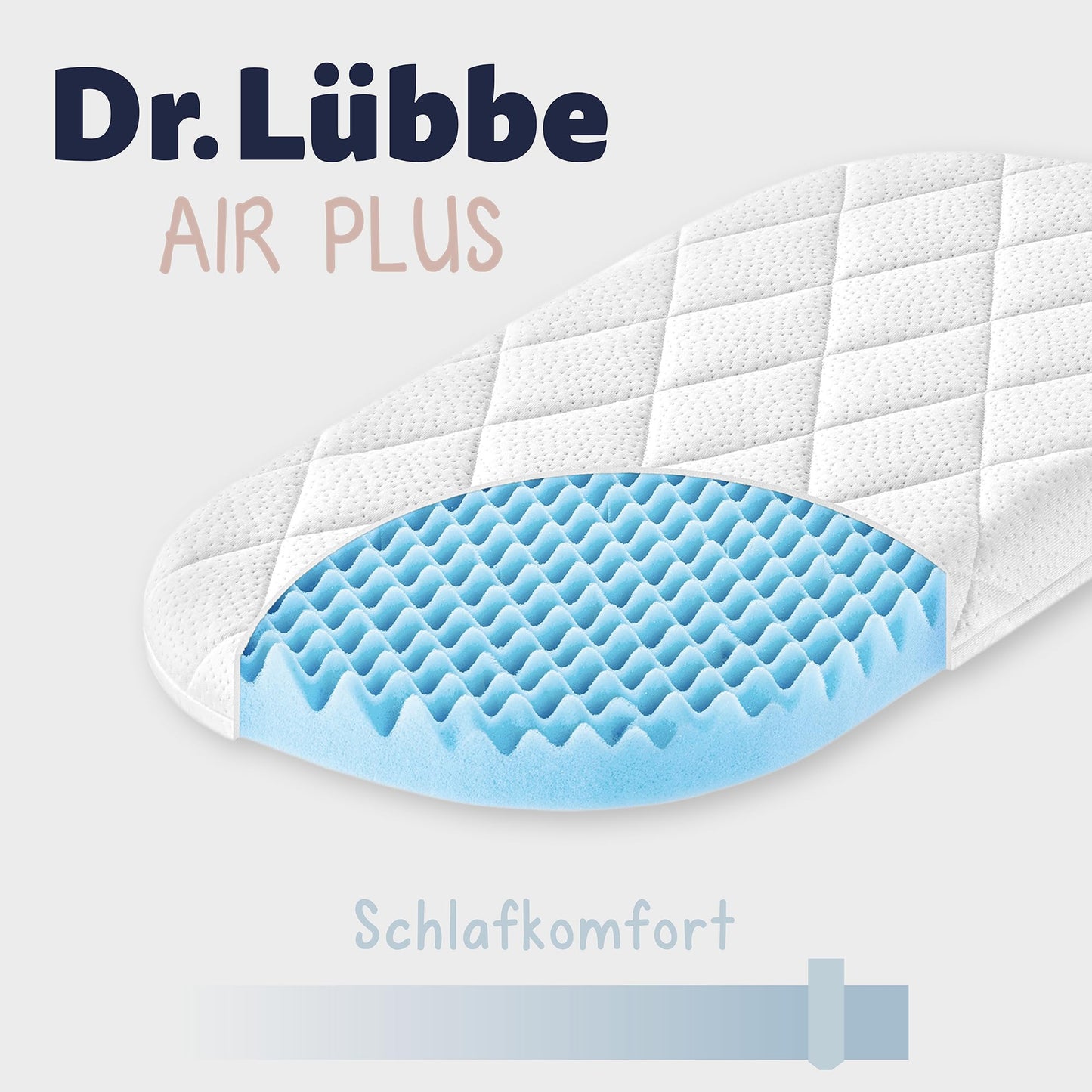 Julius Zöllner Dr. Lübbe Air Plus beebimadrats 82 × 47 cm, sobib hällile