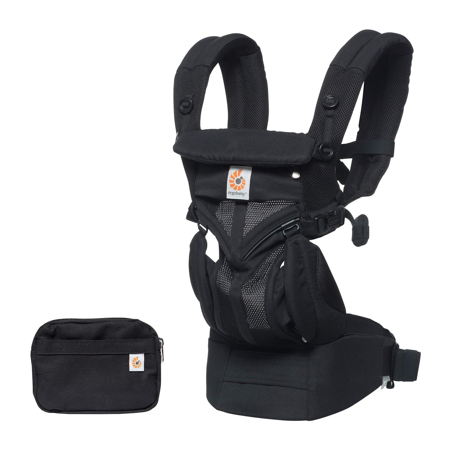 Ergobaby Omni 360 Cool Air Mesh ergonoomiline kandekott, 0–3 a, 4 kandesuunda, Onyx Black