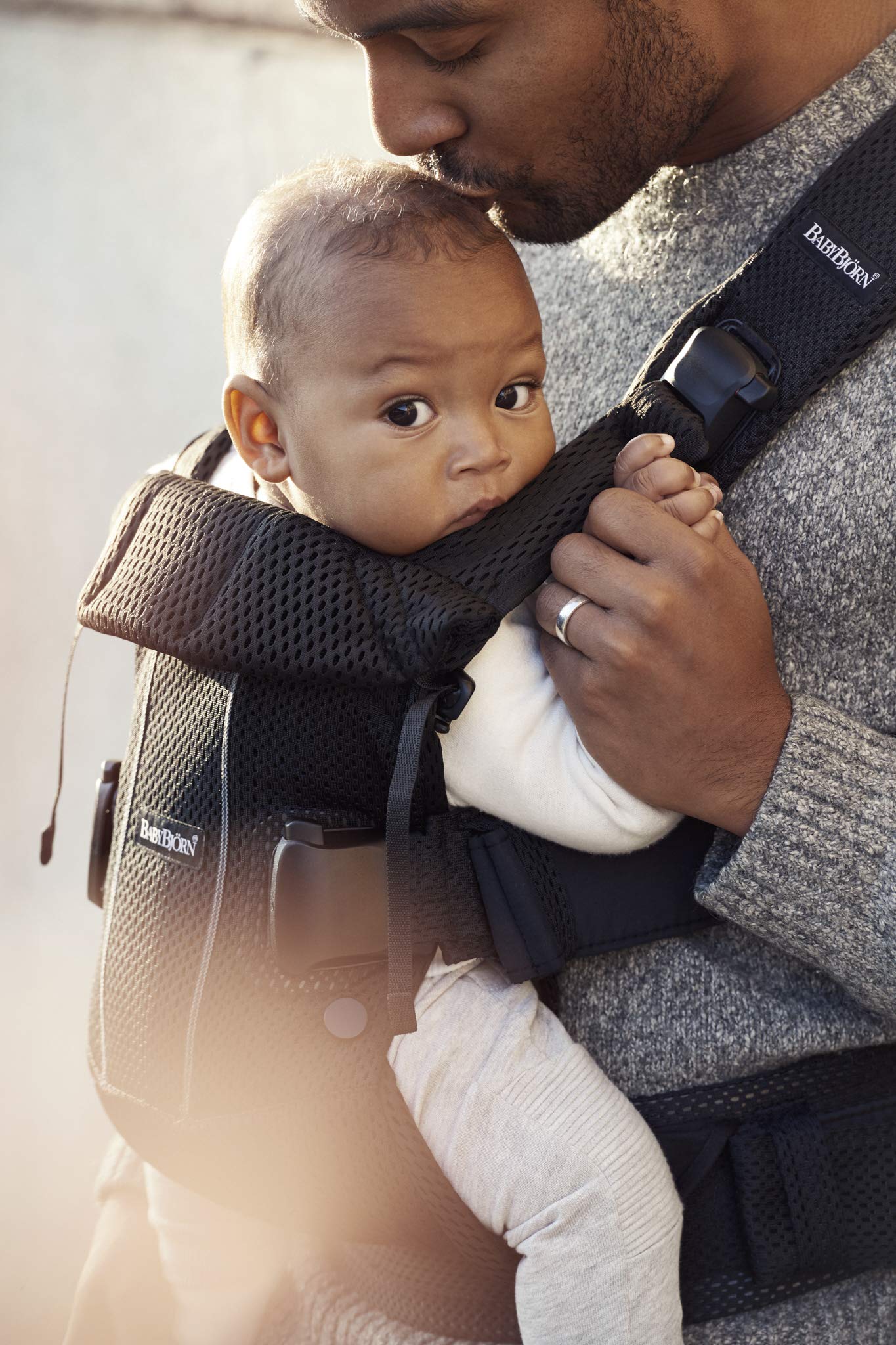 BabyBjörn One Air baby carrier, 3D Mesh, black