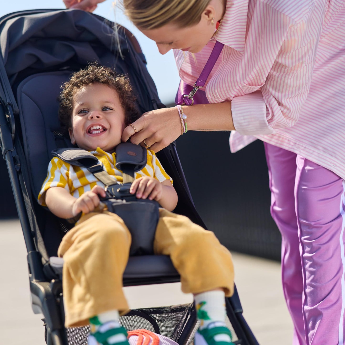 Bebeconfort Zephir lightweight and compact travel stroller, 0–4 years, Mineral Green