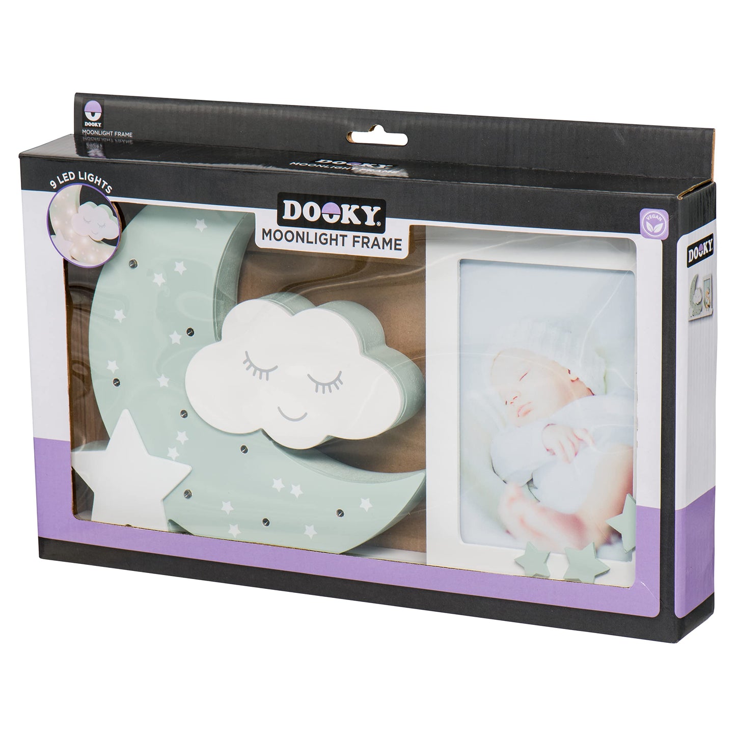 Dooky Moonlight LED-fotoraam “Misty Olive”