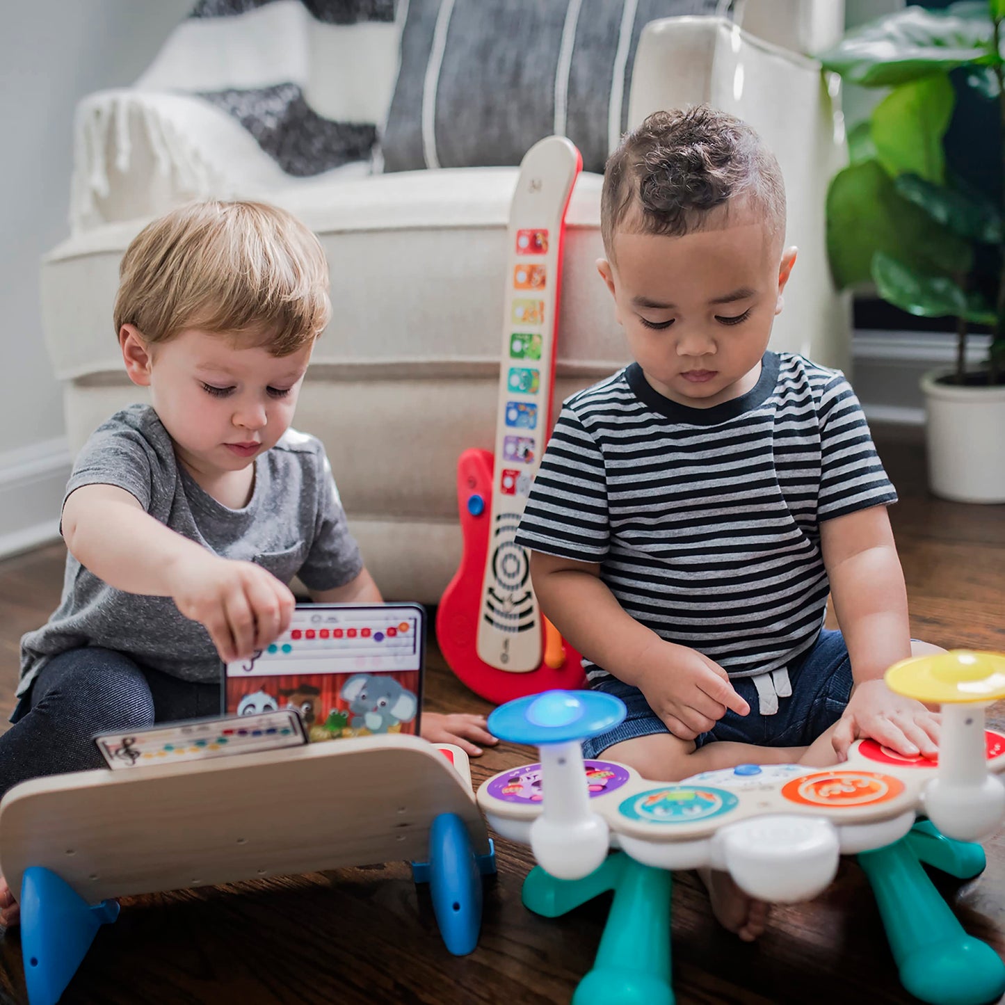 Baby Einstein Together in Tune puidust trummimänguasi, juhtmevaba, alates 12. elukuust