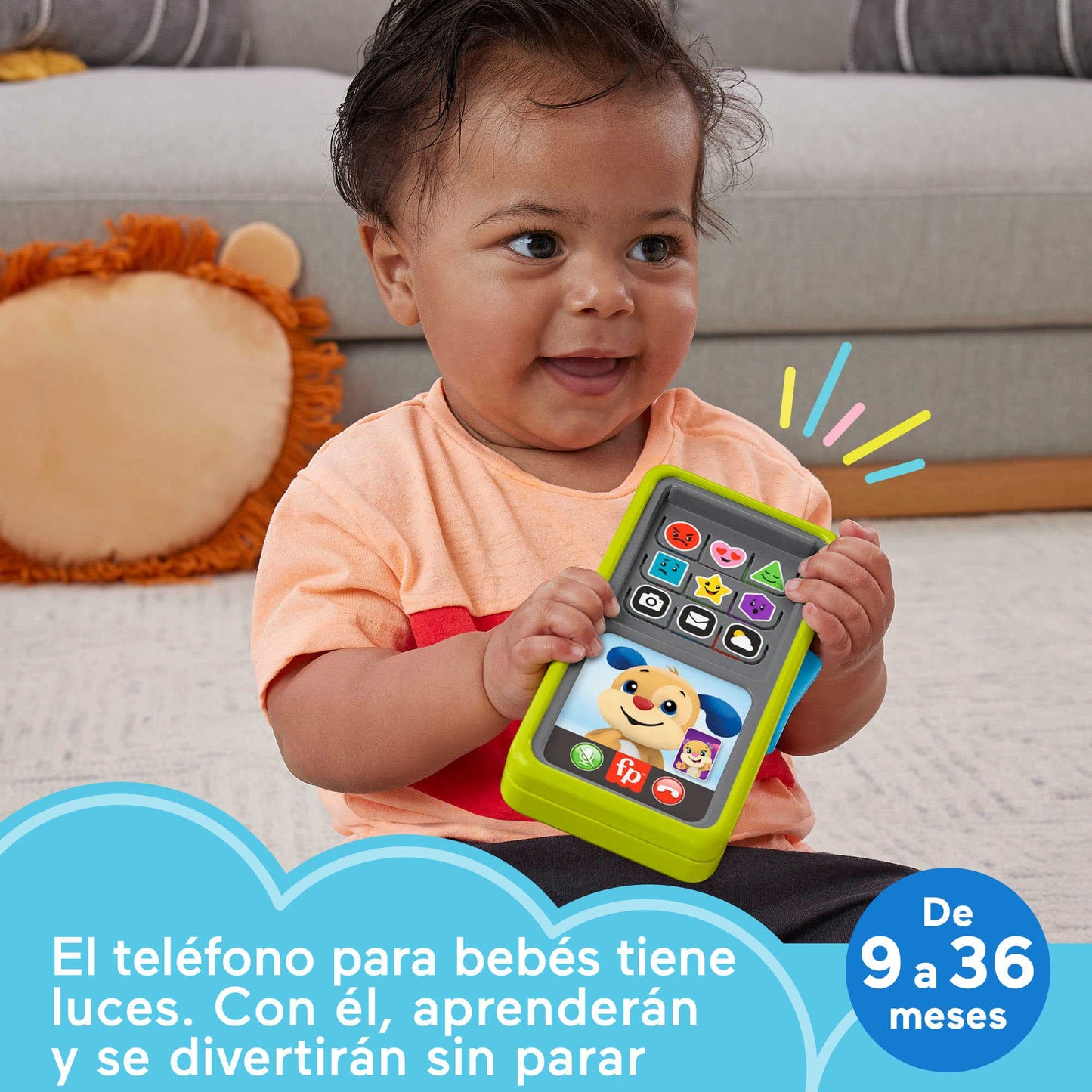 Fisher-Price Laugh & Learn 2-in-1 õpi-nutitelefon, 9–36 kuud