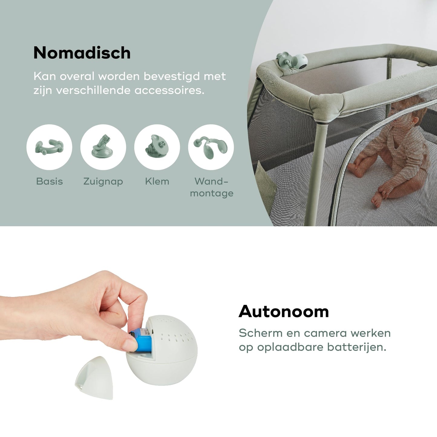 Babymoov HD wireless video baby monitor YOO Go+