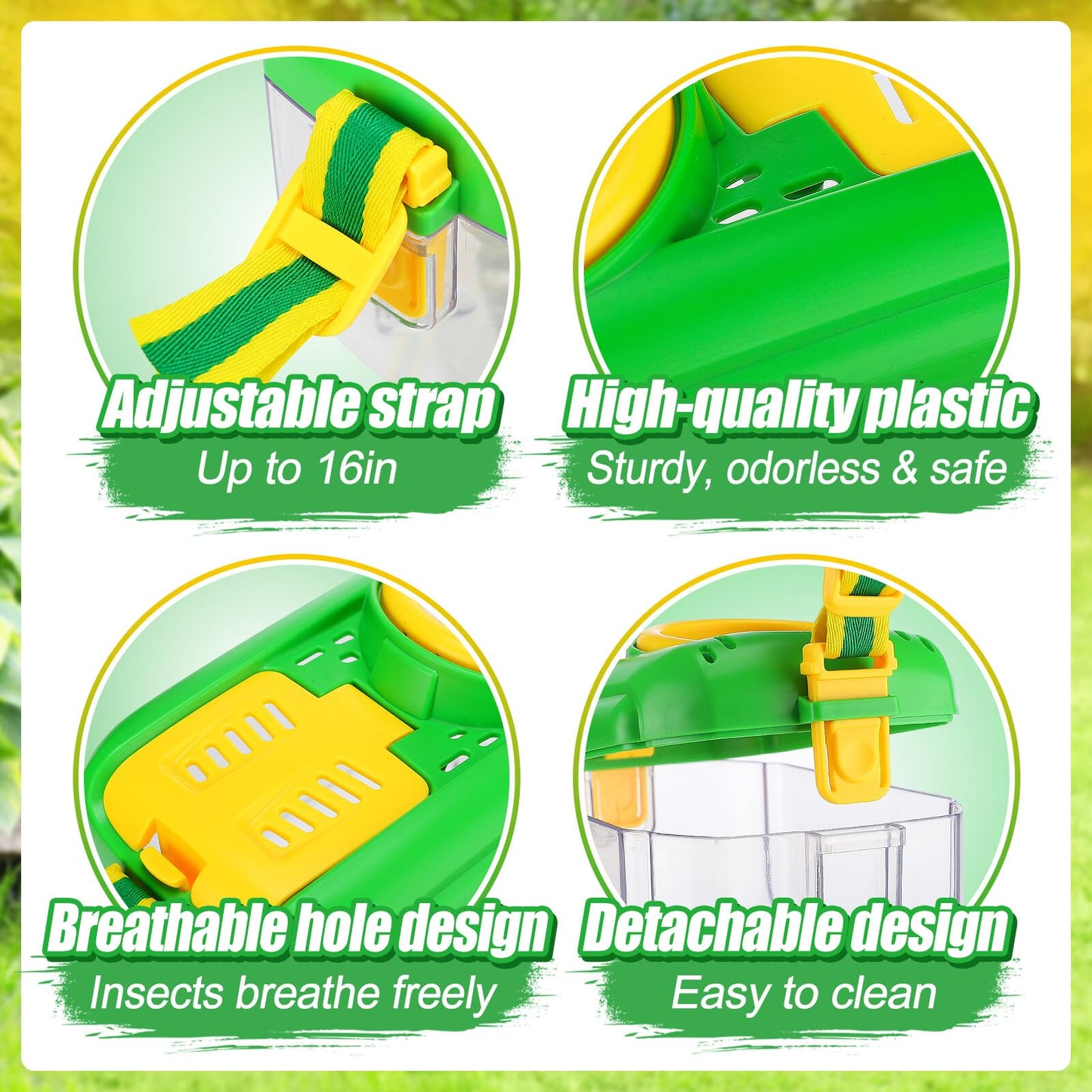 Biubee putukapüüdmise komplekt lastele, 2 komplekti, 8 osa