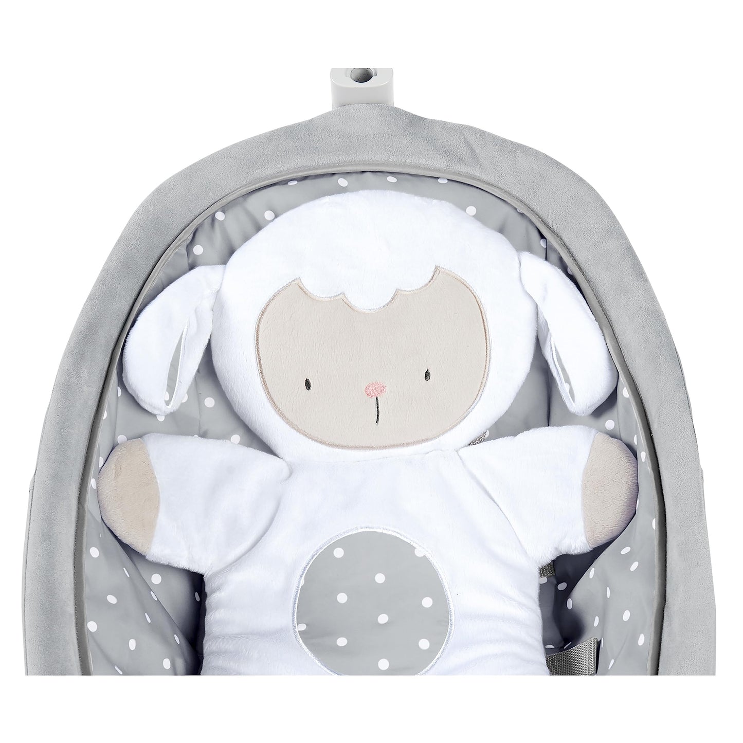 Ingenuity 2-in-1 Cuddle Lamb beebitool ja kiik 0–30 kuud
