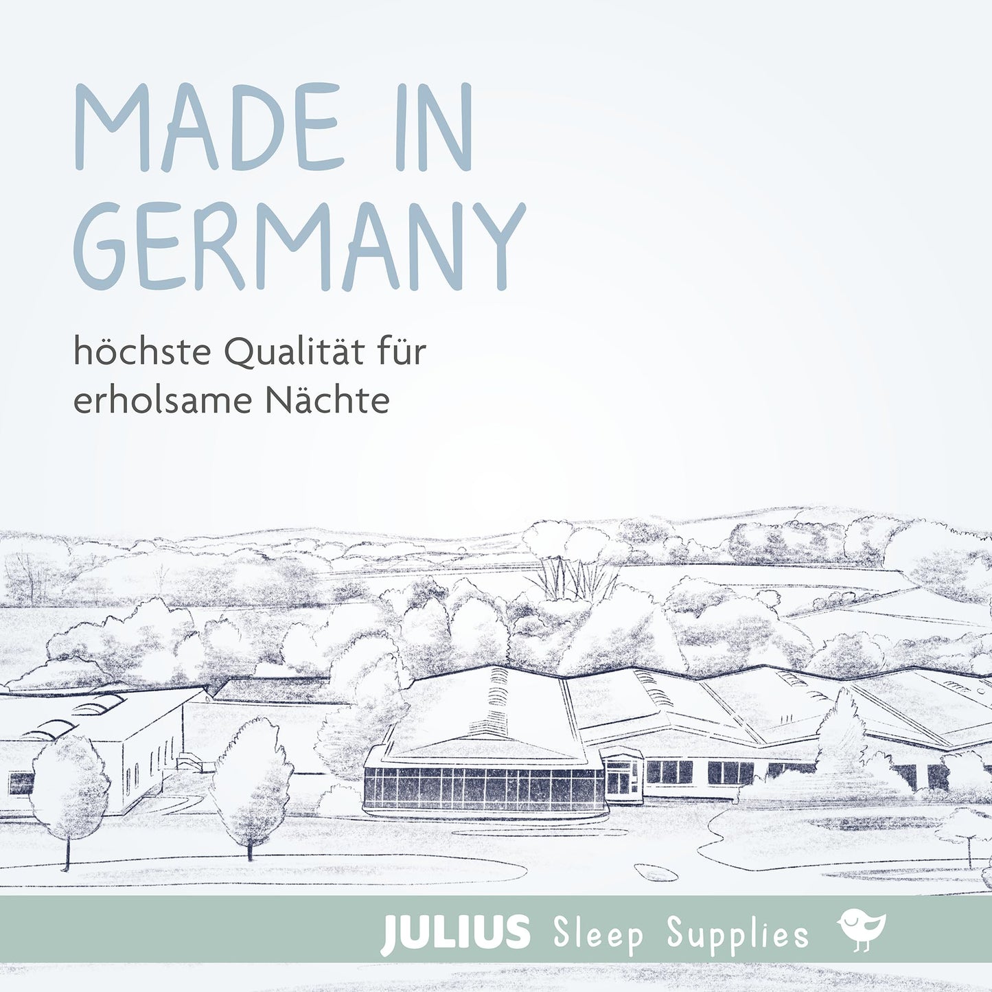 Julius Zöllner Dr. Lübbe Air Plus beebimadrats 82 × 47 cm, sobib hällile