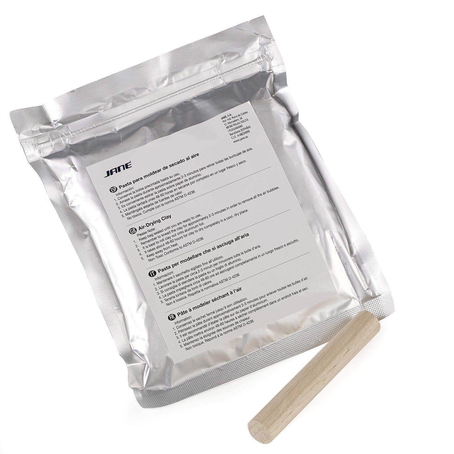 Jané valge beebi käe- ja jalajälje fotoraam modelleerimissaviga