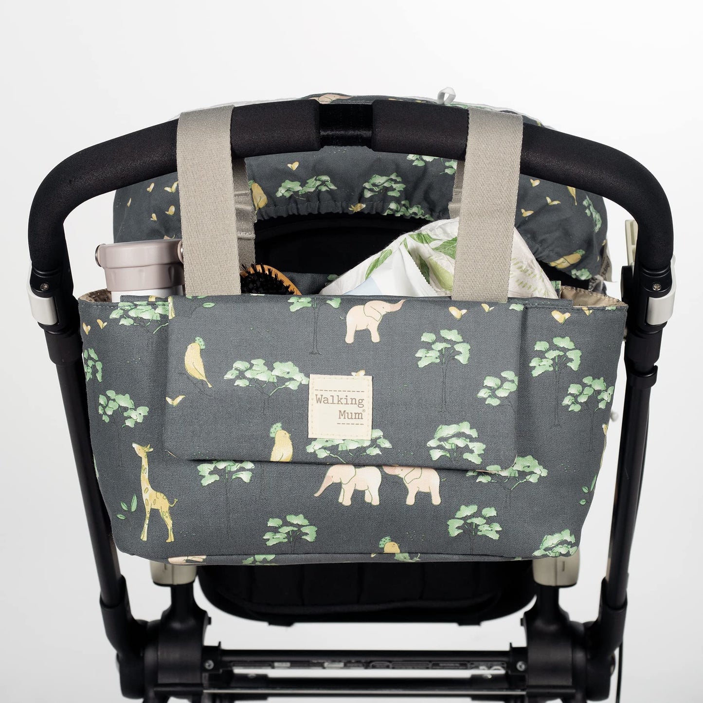 Walking Mum Baobab vankrikott, antratsiithall, 31×17×12 cm