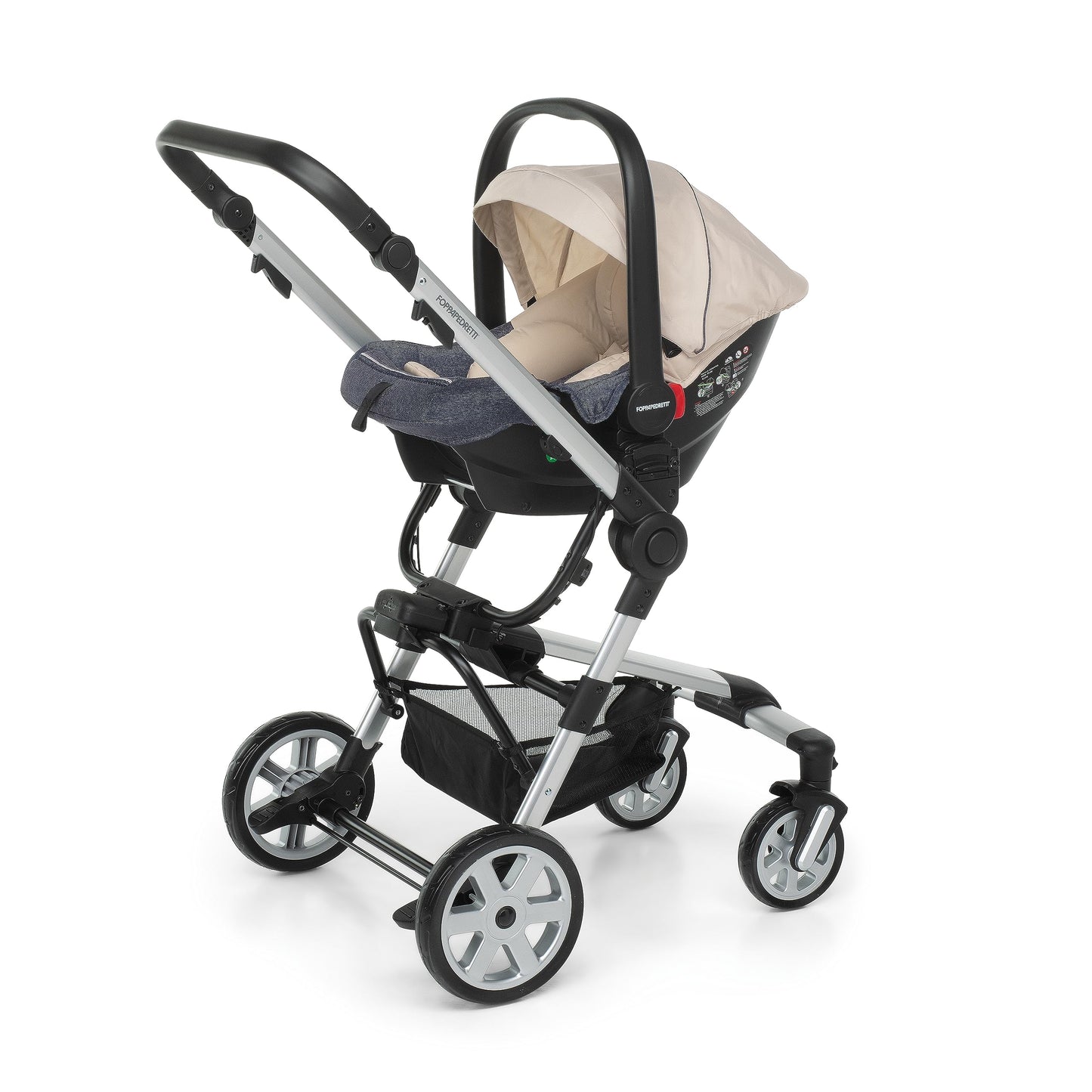 Foppapedretti Supertres i-Size 3-ühes kombisüsteem, Denim Perla
