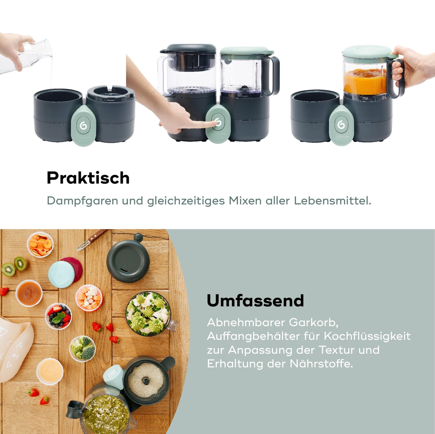Babymoov Nutribaby One 4-in-1 blender-auruti – 2 L