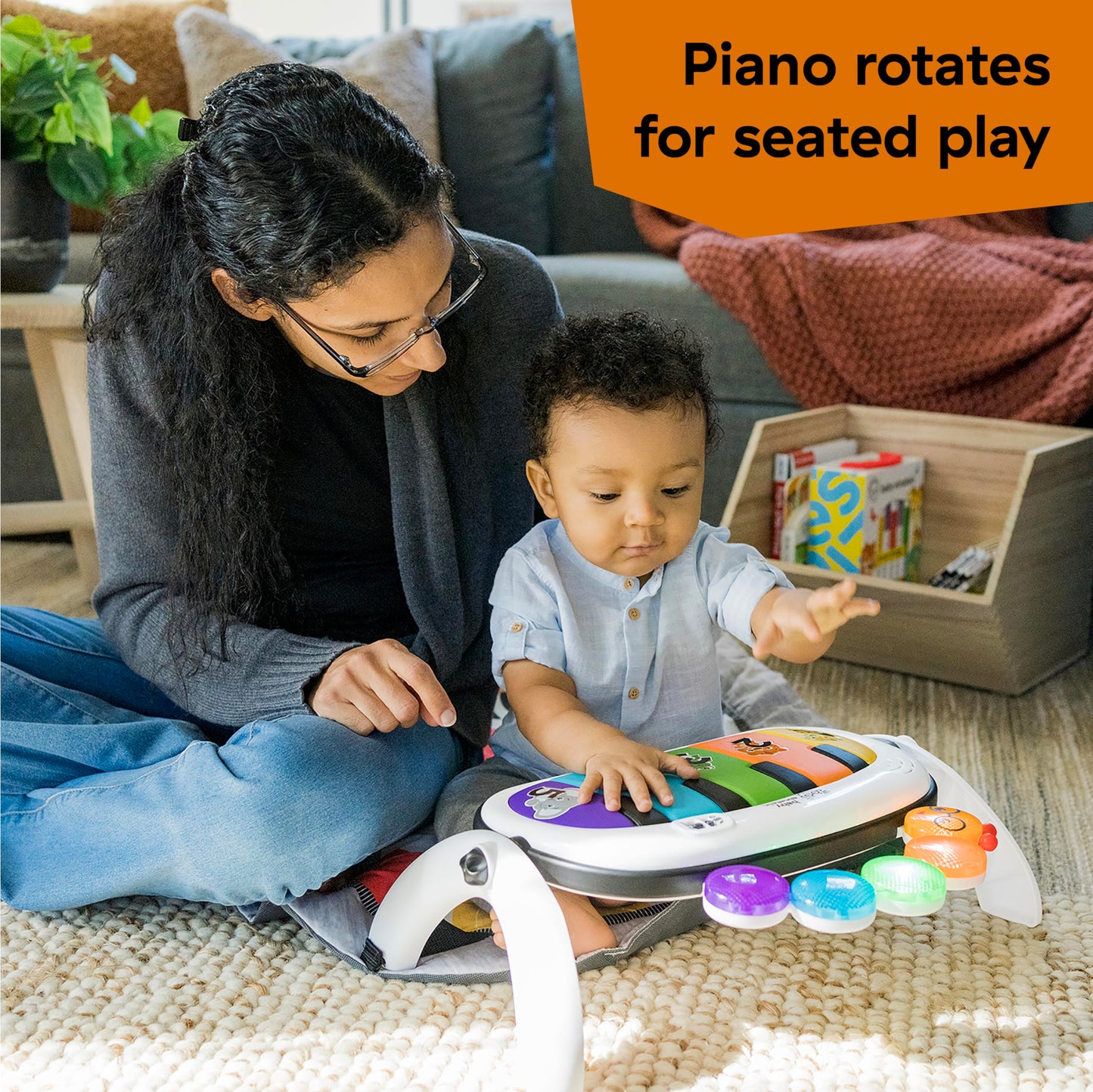Baby Einstein 4-ühes Kickin’ Tunes muusikaline tegevusmatt ja klaveriga mängukeskus