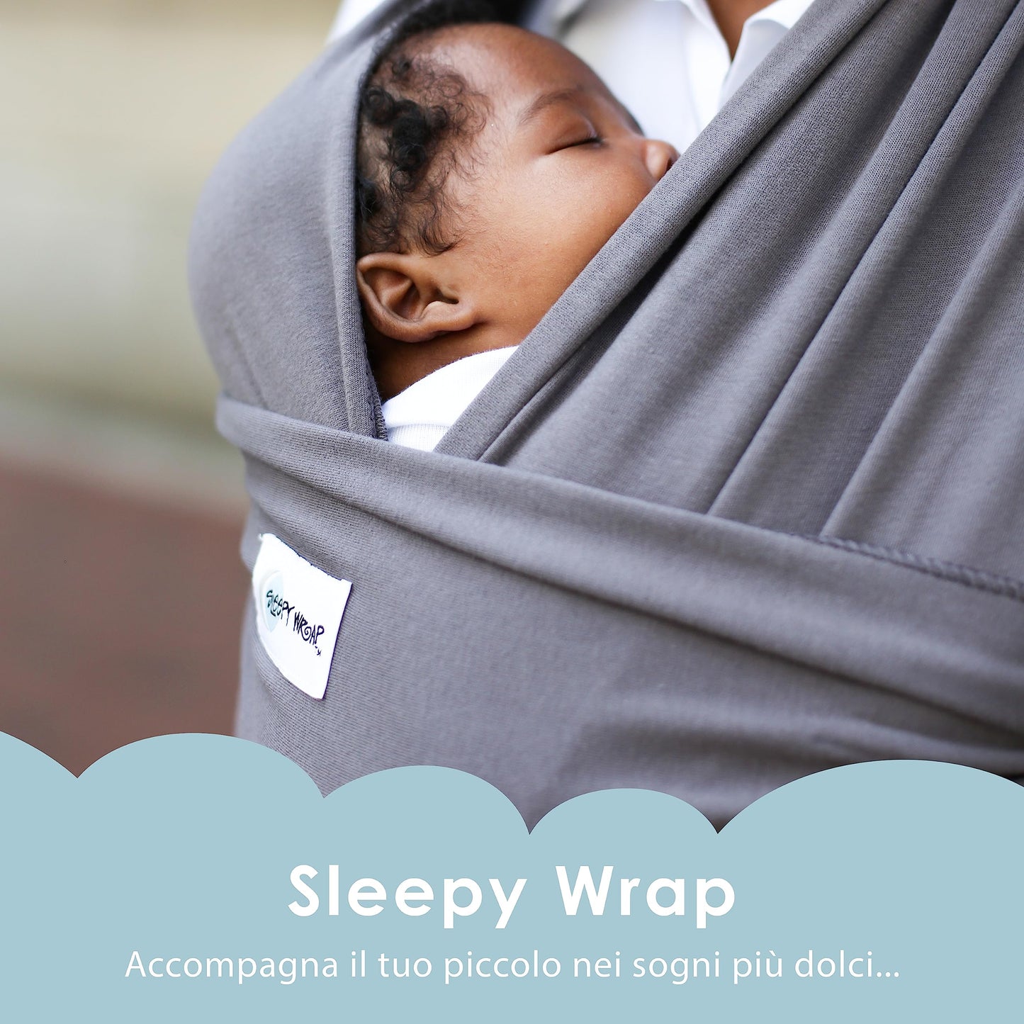 Sleepy Wrap beebikandelina, hall, kuni 15 kg