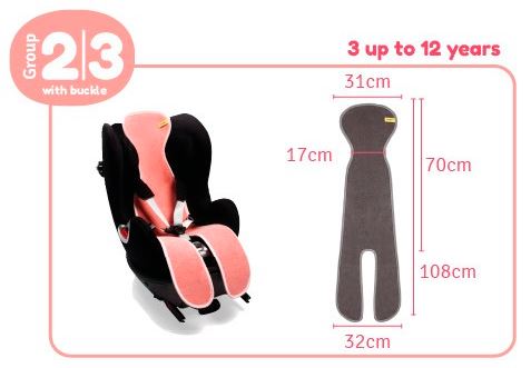 AeroMoov Air Layer hingav istmekate turvatoolile (grupp 2/3), vanilla