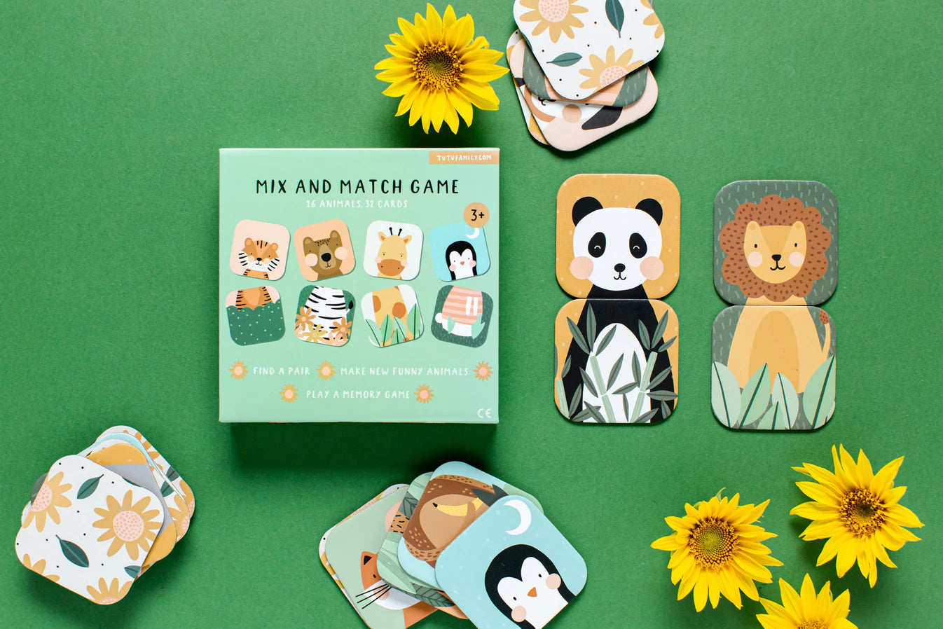 Mix & Match loomadega õppemäng lastele