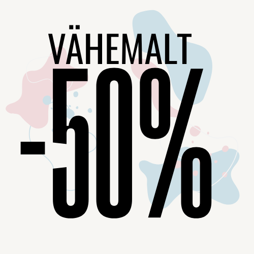 Vähemalt -50%