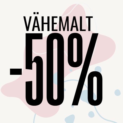 Vähemalt -50%