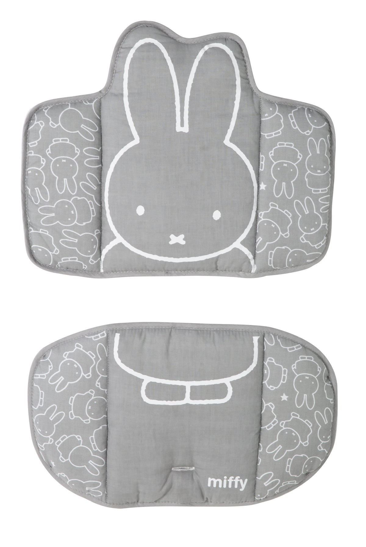 roba miffy söögitooli pehmendus, 2-osaline, hall