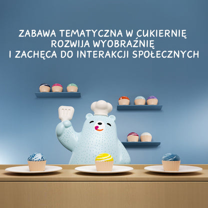 Topbright Yummy Bear matemaatikamäng, kaalud koogikeste ja numbritega (3+)