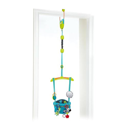 Bright Starts Bounce 'n Spring Deluxe uksekiik beebile, mänguasjadega