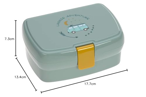 LÄSSIG Adventure Bus lõunakarp eemaldatava vaheseinaga, mündiroheline